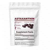 12mg d'astaxanthine Capsules de gélules pour soins de la peau Huile de krill Vitamine C Omega 3 Solfgel Supplément Extraits de plantes Suppléments blanchissants