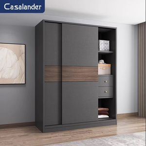 CASALANDER <span class=keywords><strong>Armadio</strong></span> <span class=keywords><strong>Scorrevole</strong></span> Moderno Personalizzato in MDF per Casa, Hotel, Appartamento, Villa, per Camera da Letto, Soggiorno, Ripostiglio - Product Image 1