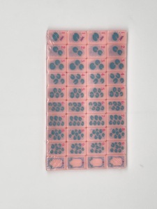 Ensemble de tuiles de mahjong rose de luxe - Style américain, rose vif et rose duveteux, design <span class=keywords><strong>Paris</strong></span>, ensemble de jeu complet pour adultes - Product Image 4