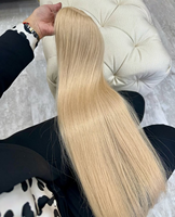 Topper en cheveux humains vierges bruts 100% invisibles, base en dentelle 4*4, 30 pouces, lisses naturels, raie libre, moyen, pour femmes ayant des cheveux clairsemés
