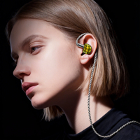 Écouteurs intra-auriculaires professionnels Hi-Fi en gros avec transducteur dynamique de 10 mm, dôme plaqué Béryllium, étanchéité IPX-4, 20Hz-40kHz