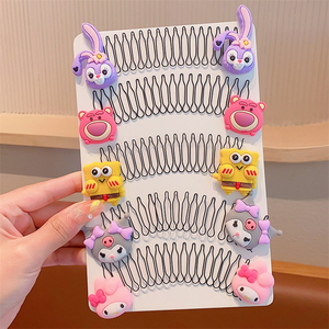 Horquilla Kawaii para niños, Melody Kuromi My, muñeca de Anime de dibujos animados, pinza de pelo Invisible, tocado, juguete, regalos para niñas - Product Image 1