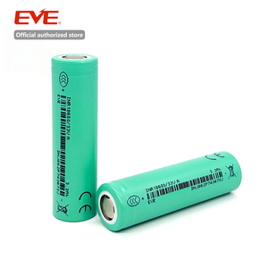 EVE 18650 33VA Haute Capacité 18650 Rechargeable 3.6V 3300mah Batterie Lithium-Ion Cylindrique 18650 Cellule de Batterie - Product Image 1