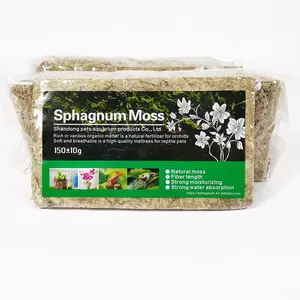 Potted Flowers And Succulent Cultivation Medium Sphagnum Moss Dried Sphagnum Peat Moss