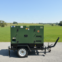 Générateur diesel mobile sur remorque 10-100 kW // Moteur Weichai/Baudouin ATS Super silencieux Démarrage à distance