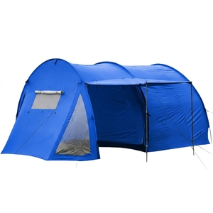 Carpa de Camping Familiar de Una Habitación, Amplia, de Doble Capa, de Apertura Rápida, Impermeable y Transpirable, de Poliéster 100703, Modelo C - Product Image 4