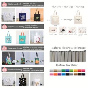 Custom Logo Embroidery Casual Zipper Shoulder Reusable Canvas Tote <b>Bag</b> Long Handle Cute 3D <b>Tree</b> Bird Embroidery for Grocery Work - Product Image 6