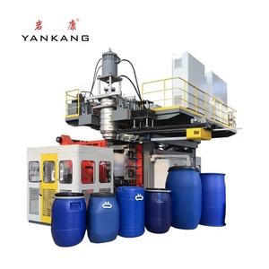 Machine d'extrusion et de soufflage de fûts en <span class=keywords><strong>plastique</strong></span> à double anneau de 200 <span class=keywords><strong>litres</strong></span>, 220 <span class=keywords><strong>litres</strong></span>, 250 <span class=keywords><strong>litres</strong></span> pour la fabrication de fûts en <span class=keywords><strong>plastique</strong></span> - Product Image 2