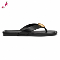 Sandales plates pour femmes, légères, style tongs, à enfiler, décontractées, à bout carré, style bohème, pour la plage, imprimé animal, chaussures d'été