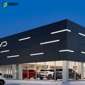 Quick Build Light Steel <b>Frame</b> Car Dealership Building Showroom Welding Cutting Solid H-shape Steel Beam Customizable Size - Product Image 6