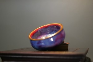 Tazza Artigianale <span class=keywords><strong>di</strong></span> Lusso JUN&RU in Porcellana Jun, Modello Arhat, con Smalto Blu Cielo Stellato, Resistente al Calore, Ideale per Degustazione Tè, Regali e Uso in Caffetteria - Product Image 4
