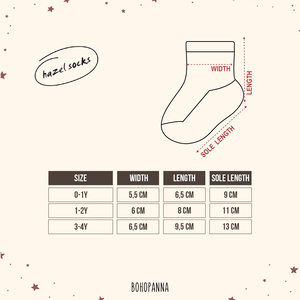 Calcetines Premium Banana Hazel para niños con tela suave y transpirable, comodidad flexible y ajuste acogedor para niños activos de 3 a 4 años. - Product Image 6