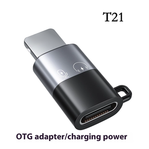 Nuevo adaptador de corriente continua tipo C para teléfonos móviles de Apple, Clip de cuello inalámbrico, micrófono, auriculares, tarjeta de sonido, música - Product Image 3