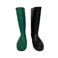 Bottes de sécurité de travail antidérapantes en PVC imperméables à tige haute pour hommes et femmes, toutes saisons, construction, transformation alimentaire
