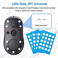 Patinetes Universales Premium para Ratón, Puntos de Deslizamiento PTFE para Ratones de Juego, 6mm, Repuesto para Patas de Ratón de Juego