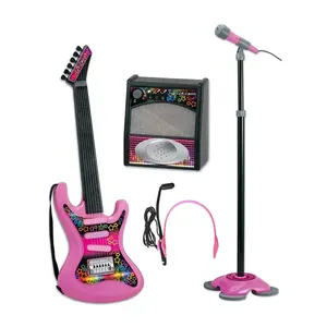 노래방 기계 뮤지컬 노래 기타 세트 어린이 장난감 교육용 악기 전기 장난감 기타 세트