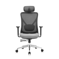 Nouvelle conception - Chaises de bureau à dossier haut pour personnel - Chaise de direction pour bureau en maille - Ensemble bureau et chaise - Équipement de bureau