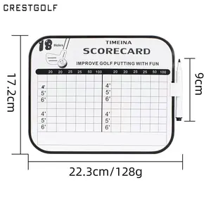 Tableau de score de <span class=keywords><strong>golf</strong></span> effaçable à sec - <span class=keywords><strong>Carte</strong></span> de score portable et réutilisable avec des dispositions personnalisables pour les tournois et les entraînements - Product Image 4