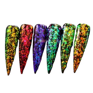 Scaglie di opale con scaglie di opalino glitterate pigmenti specchio fiocco per acquerelli - Product Image 3