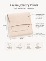 Pochette carrée légère en microfibre suédée écologique pour ranger colliers et bijoux, impression de logo, enveloppes, sac cadeau 8*8cm