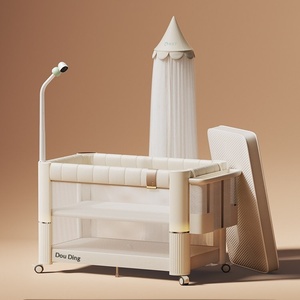Cuna Plegable Multifuncional Cloud Deep Sleep, Cuna Inteligente Móvil para Recién Nacidos - Product Image 1