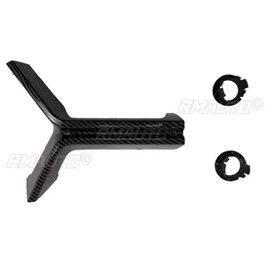 Grilles de pare-chocs avant pour BMW G80 G81 M3 G82 M4 G83 2021-2023, style fibre de carbone, calandre de capot, kit de remplacement noir brillant - Product Image 4