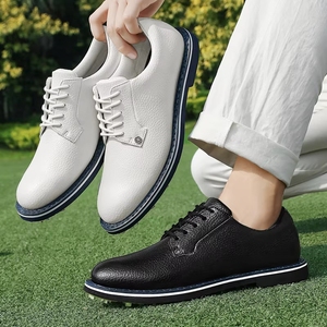 Chaussures de golf professionnelles d'extérieur pour hommes et femmes, imperméables, respirantes, de haute qualité, toutes saisons, avec empeigne en mesh et semelle extérieure en caoutchouc - Product Image 4