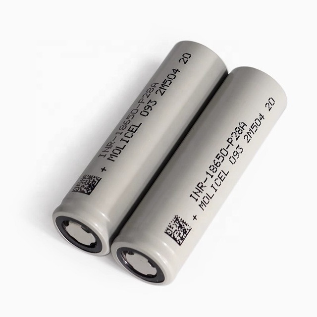 Genuine Moli Cel INR18650-P28A 18650 2800mAh Rechargeable Li-ion Battery 3.7V for Laptop & Camera Use in Stock