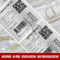 Pita Transfer Termal Resin untuk Pencetakan Label RFID Pintar, Pita Resin Penuh untuk Tag RFID UHF pada Label PET Poliimida