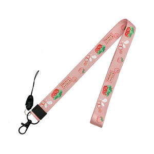 Lanières personnalisées en polyester, impression sérigraphique, <span class=keywords><strong>porte</strong></span>-cartes d'identité, sangles de <span class=keywords><strong>cou</strong></span>, logo personnalisé, <span class=keywords><strong>porte</strong></span>-clés, approbation <span class=keywords><strong>Disney</strong></span>, usine - Product Image 1