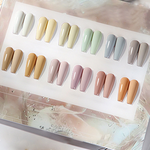 AILANUO vernis à ongles en gel bonbon au lait 12 couleurs de haute qualité OEM/ODM conception gratuite de vernis en gel d'étiquette personnelle - Product Image 3
