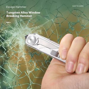 Outil multifonctionnel d'extérieur 7-en-1, couteau <span class=keywords><strong>de</strong></span> survie portable pliable en acier inoxydable, outil tactique d'urgence pour l'extérieur avec brise-vitre - Product Image 2