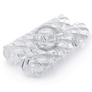 Tige acrylique transparente en PMMA en spirale OD 5 mm 200 mm - Product Image 1