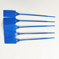 Sceau de sécurité en plastique à serrage progressif pour sacs de transport, scellé de sécurité à sangle plastique