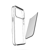 Coque de téléphone à plaque arrière détachable pour iPhone 16 Pro 17 Pro Max 13 14 15 – Coque arrière personnalisée