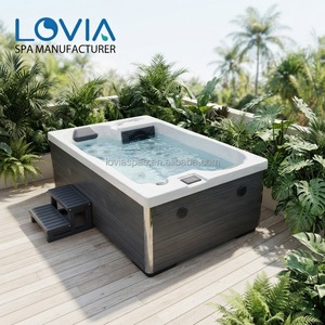 Jacuzzi de Lujo para Exteriores, <span class=keywords><strong>Spa</strong></span> para 2 Personas, Bañera de Hidromasaje, Fábrica de Spas OEM <span class=keywords><strong>en</strong></span> China - Product Image 1