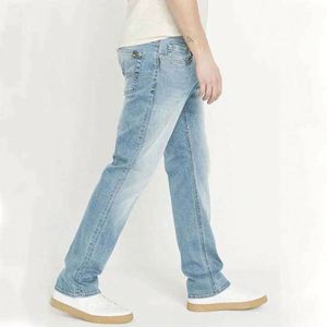 กางเกงยีนส์ผู้ชายสไตล์วินเทจตัดกางเกงระบายอากาศคุณภาพระดับมืออาชีพแฟชั่นอินเทรนด์ใหม่เอวกลาง - Product Image 2