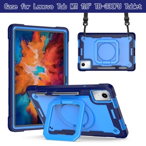 Funda Protectora de Silicona Resistente a Golpes para Tablet Lenovo Tab M11 TB-330FU TB-331FC con Soporte Plegable - Product Image 2
