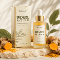 Sérum Visage au Curcuma Marque Blanche Acide Hyaluronique Glycérine Hydratation Profonde Nourrissant Raffermissant Éclat OEM ODM