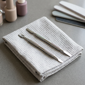 Cuchara Empujadora de Cutículas de Acero Inoxidable de Doble Punta ASAP de Alta Calidad, Lima de Uñas Mini Ecológica Reutilizable, Set de Manicura - Product Image 3