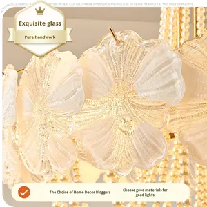 Witte Italiaanse moderne kristallen kroonluchter hanglamp met afstandsbediening, verstelbare hoogte, geschikt voor woonkamer, eetkamer, luxe. - Product Image 2