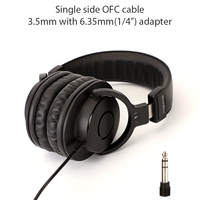 Casque de studio professionnel Audfine DH3000 OEM pour instruments de musique