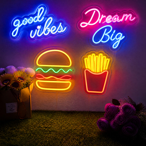 RGB Color Changing Open Neon Signs for Business Storefront <b>Waterproof</b> <b>LED</b> Neon Sign Easy Installation - Product Image 4