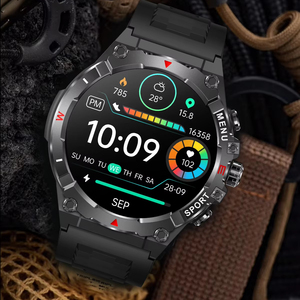DF V76 Reloj Inteligente 7 en 1 con Pantalla Táctil, Android, Tarjeta SIM, Resistente para Deportes Extremos al Aire Libre, con Múltiples Modos de Ejercicio y Seguimiento de Actividad Física - Product Image 1