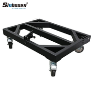 Chariot à roulettes en métal de style européen 4-en-1 pour enceinte Line Array HDL20A