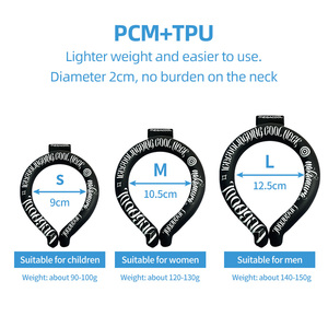 Collier rafraîchissant mains libres Megacool en TPU respirant avec PCM pour la gym, la randonnée et le camping, pour hommes et femmes - Product Image 6