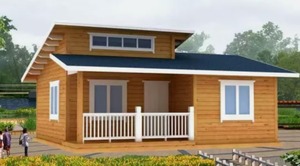 บ้านหลังเล็ก หนึ่งห้องนอน หนึ่งห้องน้ำ และพื้นที่นั่งเล่น บ้านไม้ขนาด 364 ตารางฟุต - Product Image 3