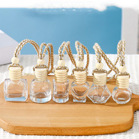 Diffuseur de bouteille d'huile de voiture de parfum de poche suspendu mignon 2ml 3ml 12ml désodorisant en liège pour produits ménagers Base en bois