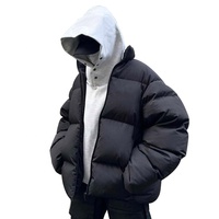 Veste d'hiver matelassée de haute qualité pour l'extérieur, veste matelassée personnalisée pour hommes, taille plus, manteau épais pour hommes
