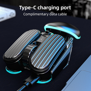 EWEADN Q3 Mini USB fare dilsiz anahtar çift mod sağ yönlendirme 2.4GHz kablosuz oyun ofis kullanımı uyumlu PC dizüstü - Product Image 4